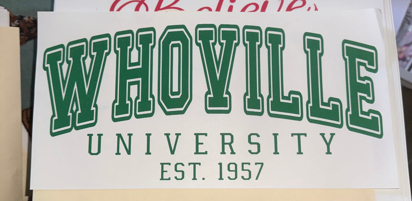 Whoville University (all green)