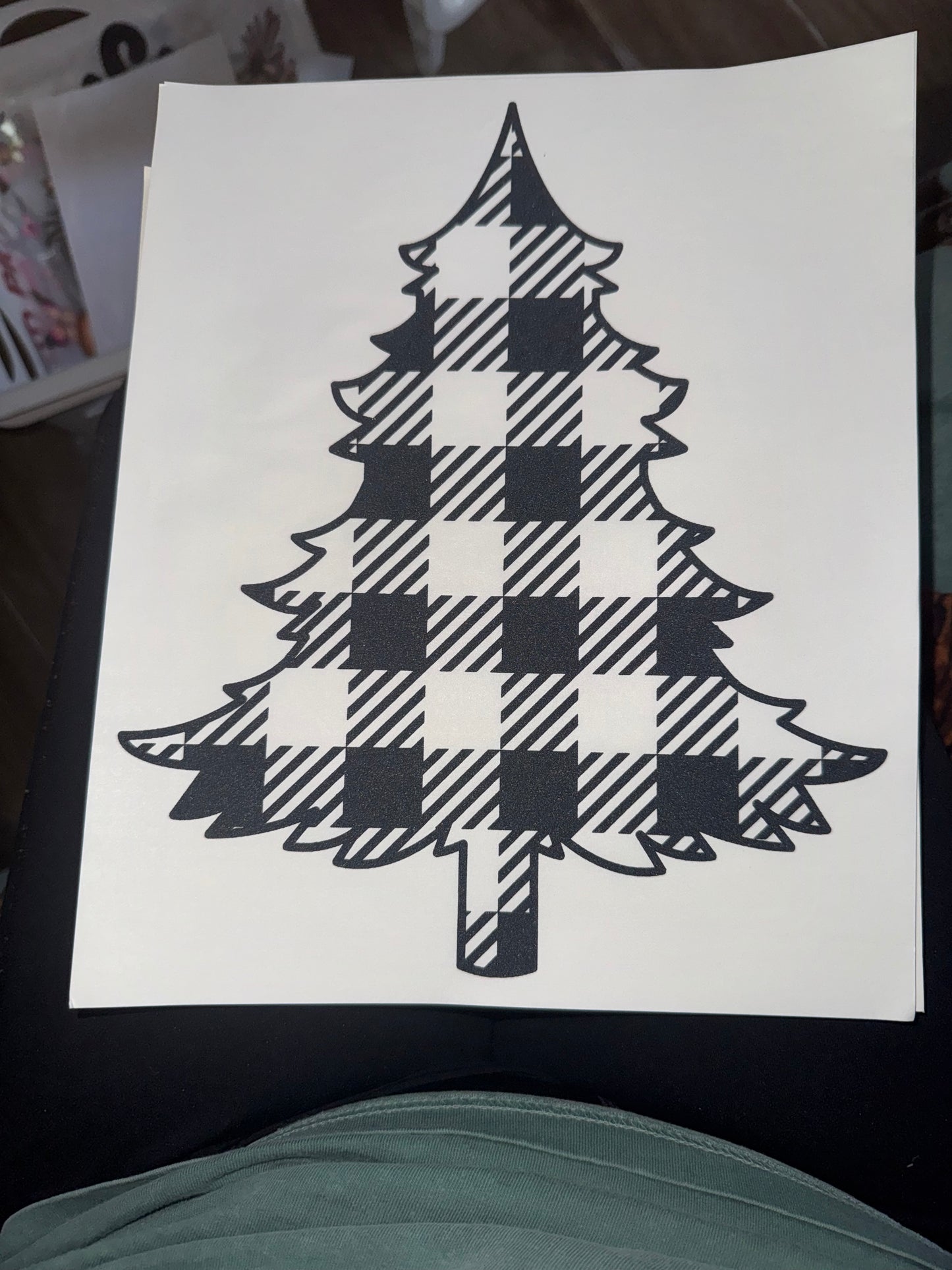 Black/White checkered tree