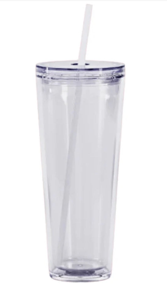 24 oz snowglobe tumbler