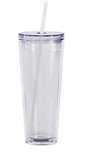 24 oz snowglobe tumbler