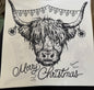 Merry Christmas cow